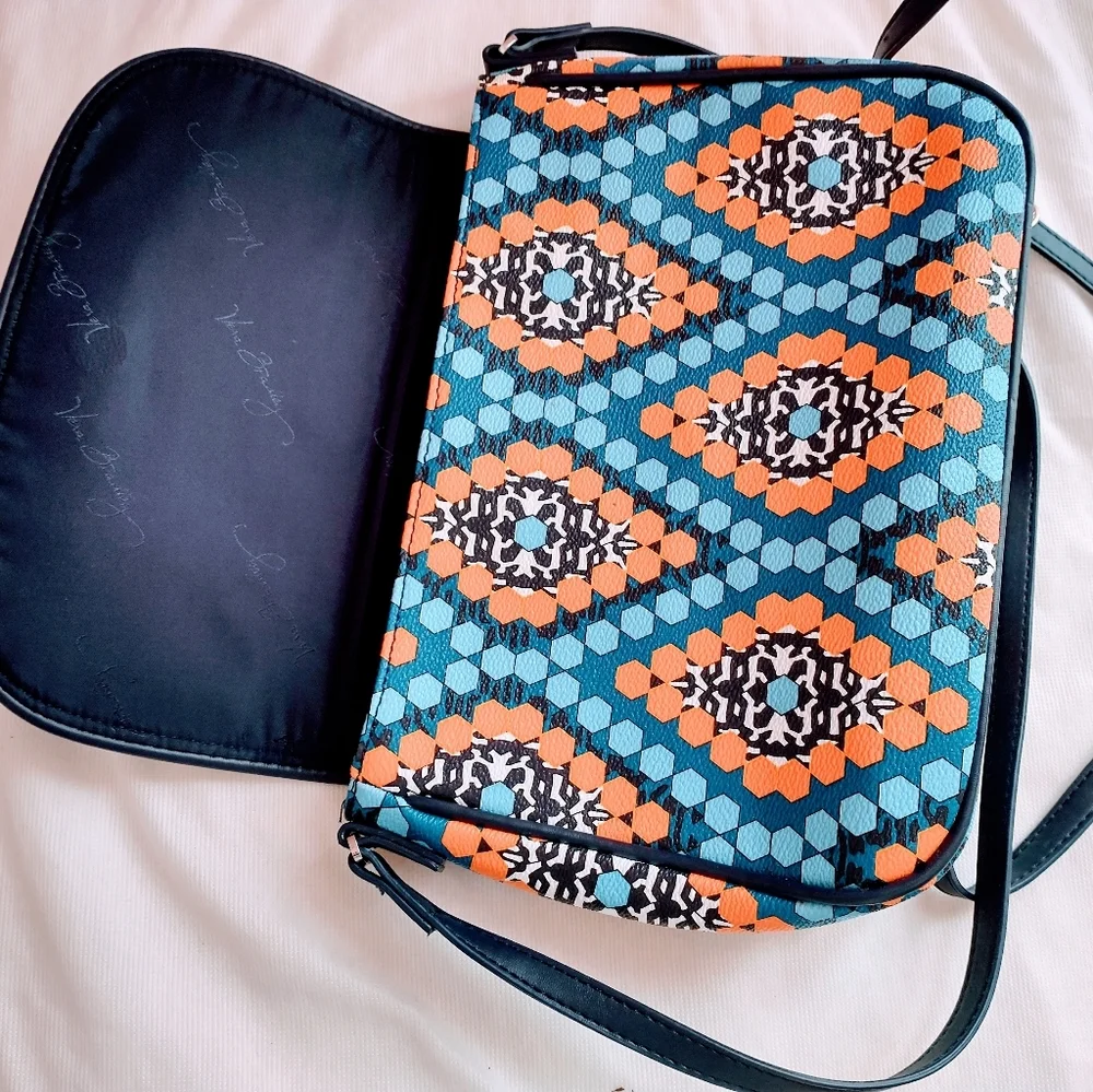 Vera Bradley Leather CrossBody Bag - Picture 3 of 5